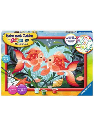 Ravensburger Malprodukte Verliebte Fische Malen nach Zahlen Kinder 9-99 Jahre in bunt