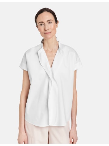 Gerry Weber Bluse Kurzarm in weiß/weiß