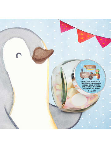 Mr. & Mrs. Panda Kaffeedose Igel Maronen mit Spruch in Eisblau