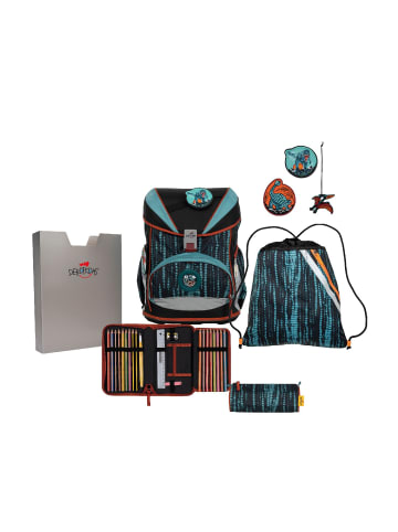 DerDieDas Schulrucksack Set 5-tlg. ErgoFlex Big Rex 2023 in bau