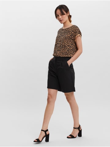 Vero Moda Anzugs Shorts Stoffhose VMZELDA in Schwarz