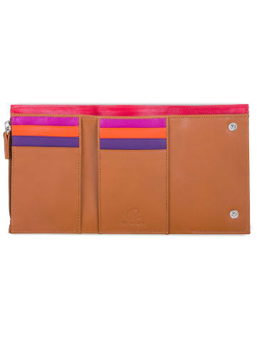 MYWALIT Geldbörse Leder 12 cm tan