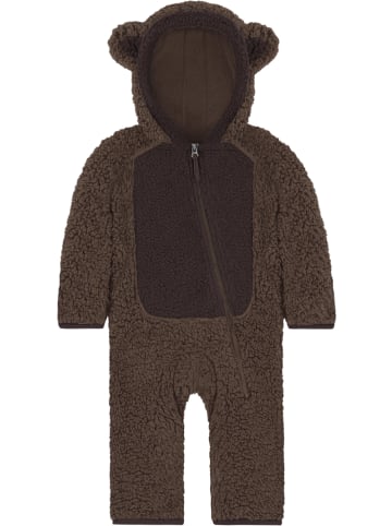 Normani Outdoor Sports Kinder Teddy Overall Balivanich in Dunkelbraun