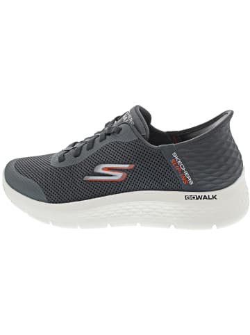 Skechers Slip-Ins:Go Walk Flex-Han Slipper Grau