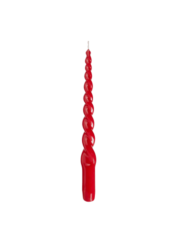 Butlers Kerzen TWISTED 4er-Set in Rot