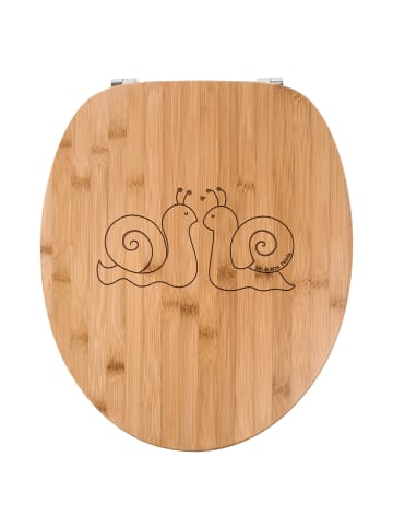 Mr. & Mrs. Panda Klodeckel Schnecken Liebe ohne Spruch in Transparent