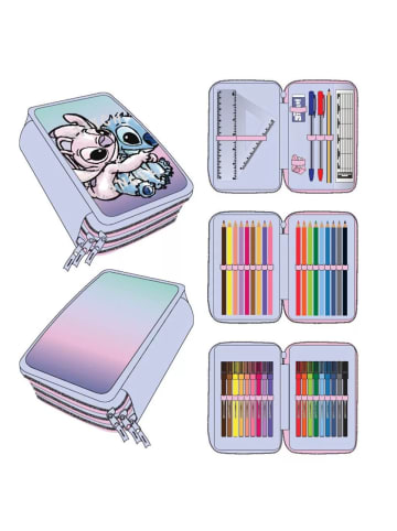 Lilo & Stitch Federmäppchen 3 Etagen gefüllt