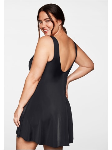 sheego Badekleid in schwarz