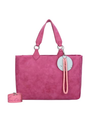 Fritzi aus Preußen Izzy Vintage Shopper Tasche 42 cm true berry