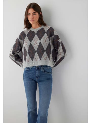 MAVI Pullover Crew Neck in Mid Grey Melange