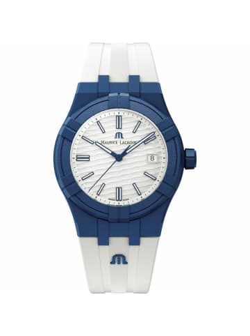 Maurice Lacroix Analoguhr für Herren in blau