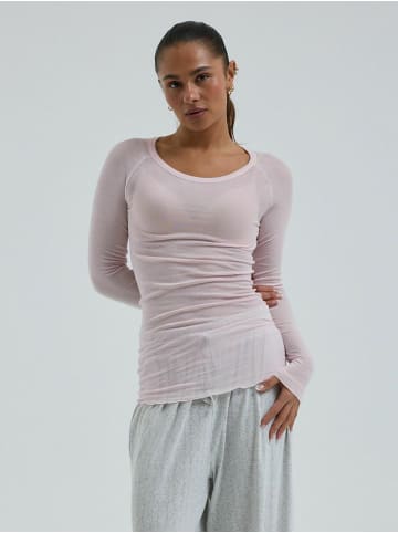 Seamless Basic T-Shirt Cotton in Pale Rose