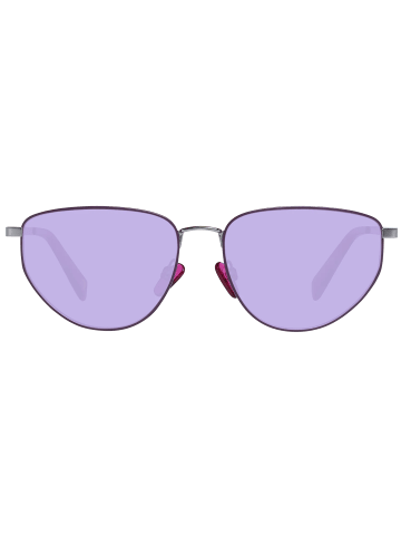 Benetton Frauen Sonnenbrille Oval Lila