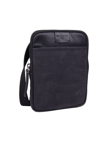 Strellson Schultertasche 'Brick Lane Brian in Schwarz 13 x 18 x 2 cm'