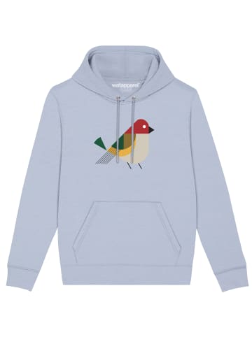 wat? Apparel Sweatshirt Vogel in Serene Blue