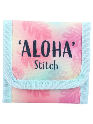 Disney Stitch Geldbörse Wild Energy – Kinder Portemonnaie mit Motiv in Rosa