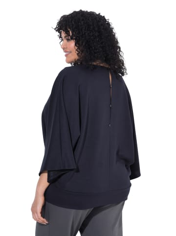 Ulla Popken Sweatshirt in schwarz
