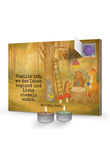 Mr. & Mrs. Panda adventskalender mit kerzen Waldtiere Picknick D... in Weiß
