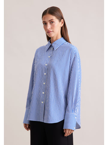 Seidensticker Hemdbluse Oversized in Mittelblau
