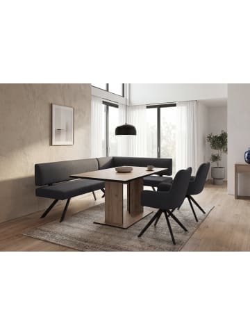 byLiving Eckbank TORONTO in dunkelgrau - 182 x 128, H 85 cm