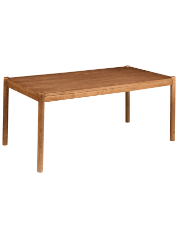 Beliani Esszimmertisch FONDIS in Braun - (W) 90 x (H) 77 x (L) 180 cm