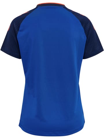 Hummel Hummel T-Shirt Hmlpro Multisport Damen Feuchtigkeitsabsorbierenden in SURF THE WEB/MARITIME BLUE