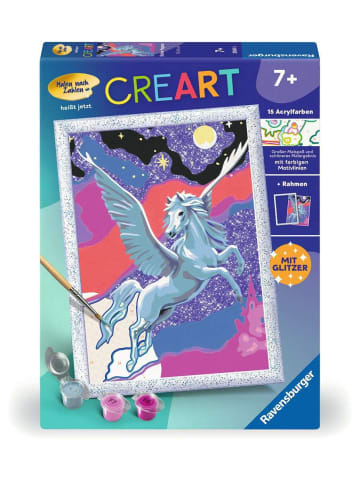 Ravensburger Malprodukte CreArt, Malen nach Zahlen Kinder - Stolzer Pegasus Malen nach Zahlen Kinder Ab 7 Jahre in bunt