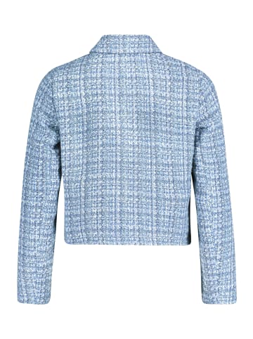 Betty Barclay Blazer-Jacke langarm in Blau/Weiß