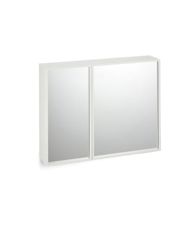 relaxdays Spiegelschrank in Weiß - (B)65 x (H)50 x (T)15,5 cm