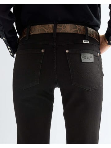 Wrangler Gürtel Snake in Dark Brown