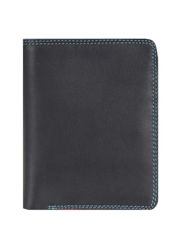 MYWALIT Medium Wallet Geldbörse Leder 11 cm in black-pace