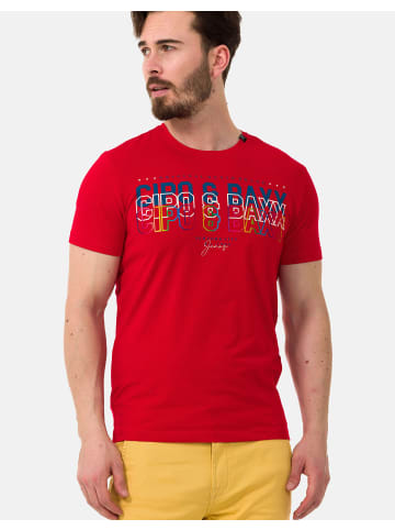 Cipo & Baxx T-Shirt CT717 in RED