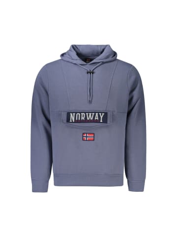 NORWAY 1963 Blauer Baumwoll-Kapuzenpullover