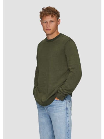 QS Strickpullover langarm in Olive