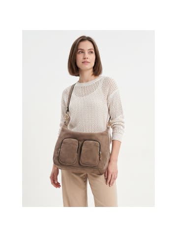Tamaris TAS Manja Schultertasche L 40 cm darktaupe