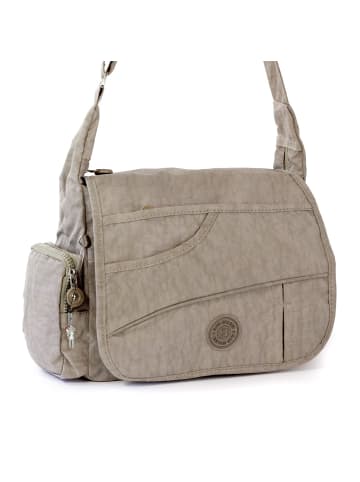 Bag Street Umhängetasche Nylon stone (grau) ca. 32cm