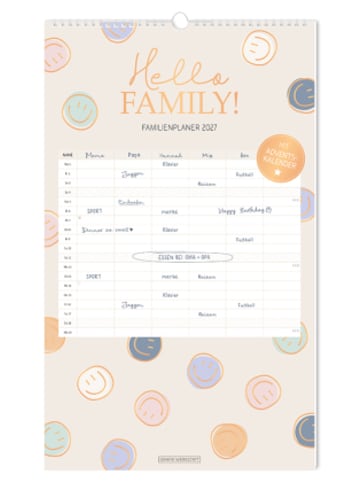 Grafik Werkstatt/Becker & Becker Kalender - Familienplaner 2027 Hello Family!