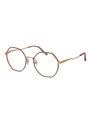Ana Hickmann Frauen Optische Fassungen Geometrisch Burgundisch