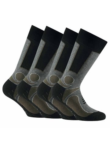 Rohner Socken 4er Pack in Khaki