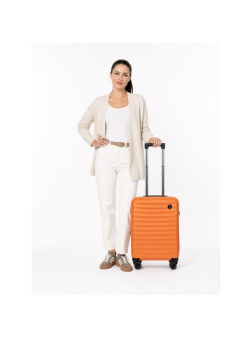 BRIC`s Nausicaa 4 Rollen Kabinentrolley 55 cm mit Dehnfalte orange