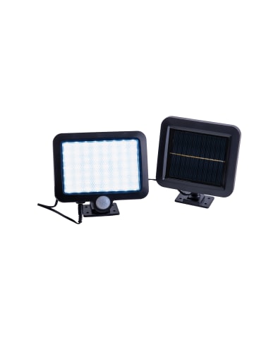 näve LED Solar Außenwandleuchte "PEPE" in schwarz - (L)15cm x (B)5,5cm x (H)13cm