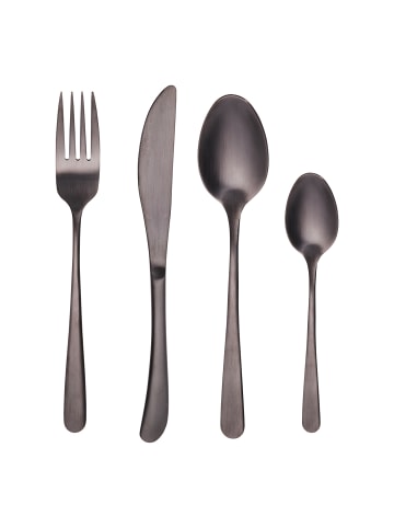 Butlers Besteck-Set KINGS 4-tlg. in Schwarz