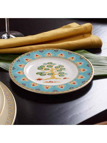 Villeroy & Boch 6er Set Brotteller Samarkand Aquamarin ø 16,4 cm in bunt