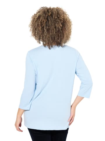 Ulla Popken Shirt in zartes hellblau
