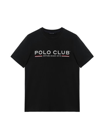 Polo Club T-Shirt in Schwarz