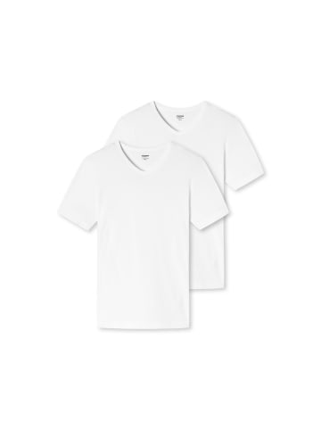 UNCOVER BY SCHIESSER T-Shirt 2er Pack in Weiß