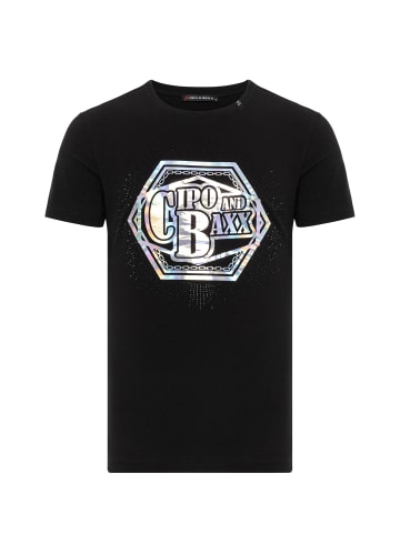 Cipo & Baxx T-Shirt CT720 in BLACK