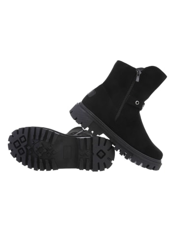 Ital-Design Stiefelette in Schwarz