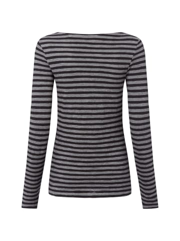 Marc O'Polo Langarmshirt in anthrazit schwarz - 0007