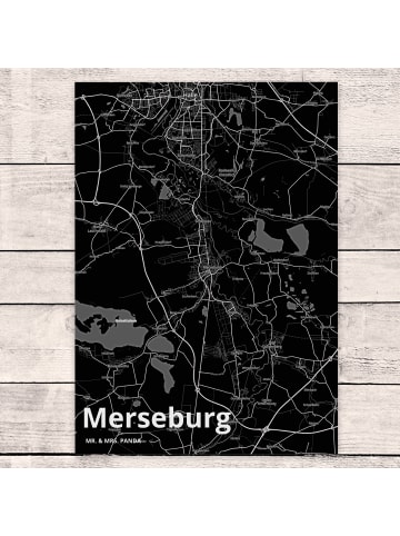 Mr. & Mrs. Panda Postkarte Merseburg mit Spruch in Keine Angabe